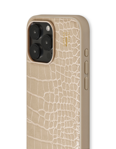 iDeal of Sweden Vegan Leather Case MagSafe iPhone 15 Pro Max Warm Beige Croco – image 2