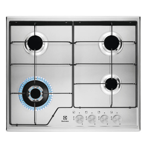 Electrolux KGS6434SX Нержавеющая сталь Встроенный 60 cm Газовый 4 зона(ы)