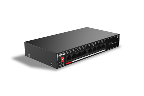 Dahua Technology PoE SG1008P Unmanaged Gigabit Ethernet (10/100/1000) Power over Ethernet (PoE) Black