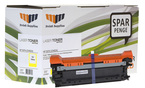 MM Yellow Laser Toner - HP 507A (CE402A) - For HP Color LaserJet Enterprise 500 / 551 – image 2