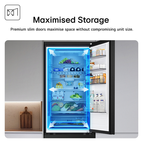 LG GBBSJ10DPY 186cm High 60 40 Frost Free Fridge Freezer in Prime Silv - image 7