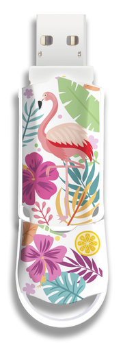 Integral 128GB USB3.0 DRIVE XPRESSION FLAMINGO