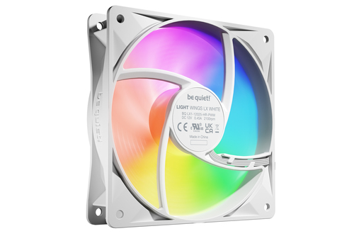 be quiet! Light Wings LX High Speed 120mm Argb Pwm Case Fan - White Triple Pack - image 4