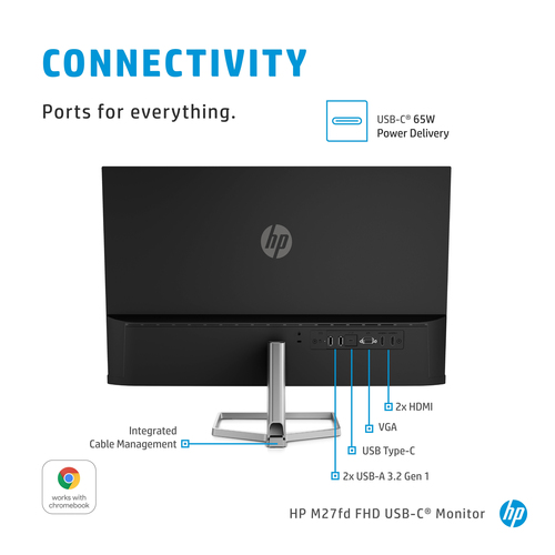HP M27fd computer monitor – image 6