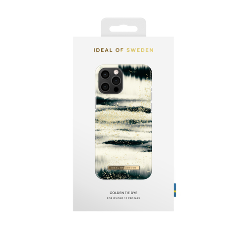 iDeal of Sweden Printed Case iPhone 12 PRO MAX Golden Tie Dye