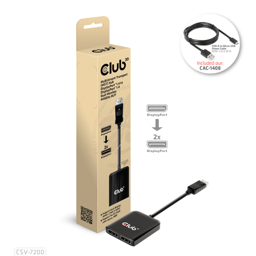 CLUB3D Multi Stream Transport (MST) Hub – image 2