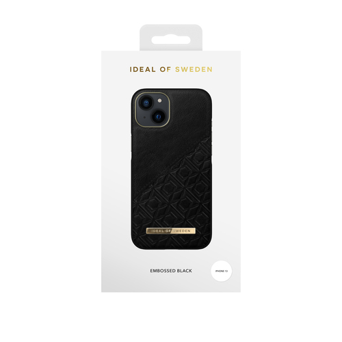 iDeal of Sweden Atelier Case iPhone 13 Embossed Black – image 2