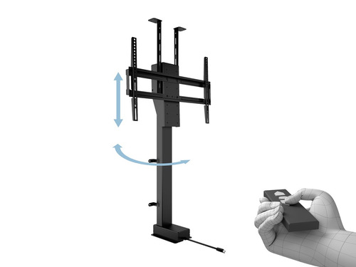Multibrackets M mounting kit - motorised lift - for flat panel - X-Large - black - Maks 60 kg - Maks størrelse 43"-85"