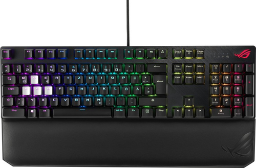 ASUS ROG Strix Scope Deluxe клавиатура Игровой USB QWERTY Американский английский Черный