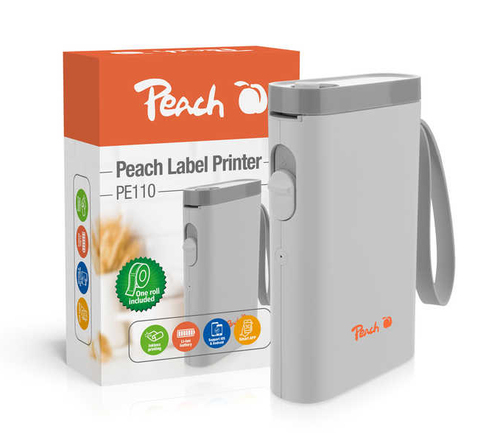Peach Etikentendrucker PE110 weiß, afbeelding 2