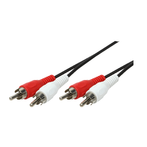 LogiLink Audiokabel 2.5m Sort
