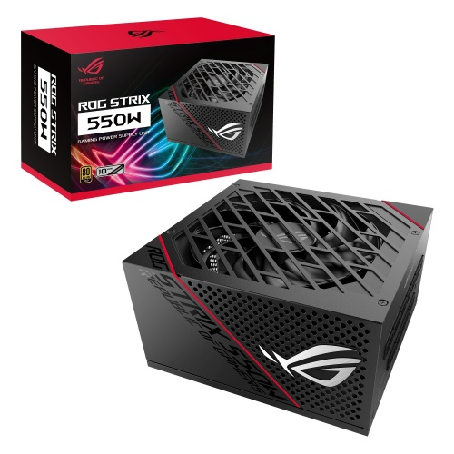 ASUS ROG Strix 550 блок питания 550 W 20+4 pin ATX ATX Черный