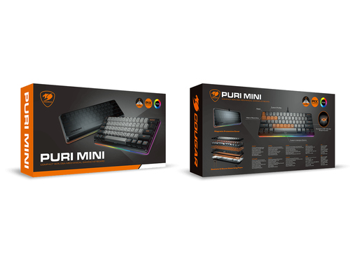 COUGAR PURI MINI teclado Juego USB QWERTY Inglés Negro imagen 12