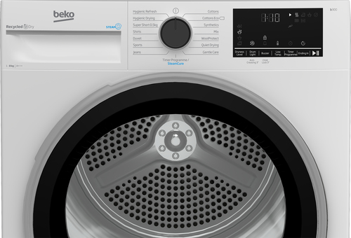 Beko B3T48241DW 8kg Heat Pump Tumble Dryer with Sensor Programmes – image 3