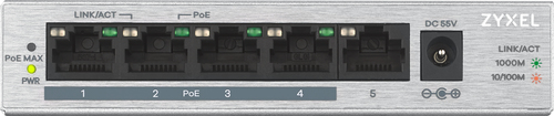 Zyxel GS1005HP 5-Port Unmanaged Desktop Wall-Mountable Switch - image 2