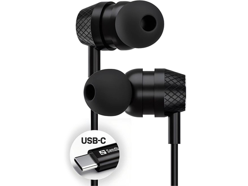 Sandberg 126-50 In-ear Bedraad Zwart USB-C, afbeelding 2