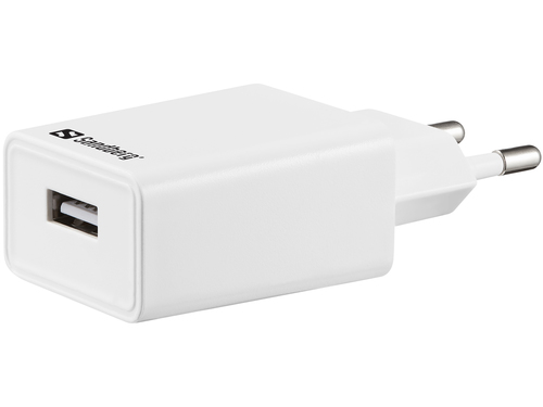 Sandberg AC charger USB 1A EU SAVER Universalus Balta Vidaus