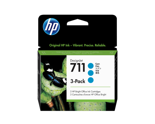 HP 711 Cyan Ink Cartridge - CZ134A - image 1