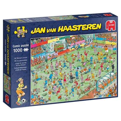 Jan van Haasteren Womens Soccer 1000 pcs Pusle 1000 tk Koomiksid