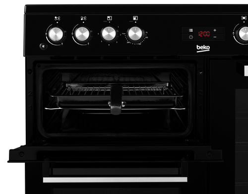Beko KDVF90K 90cm Double Oven Range Cooker with 5 Burner Gas Hob – image 5