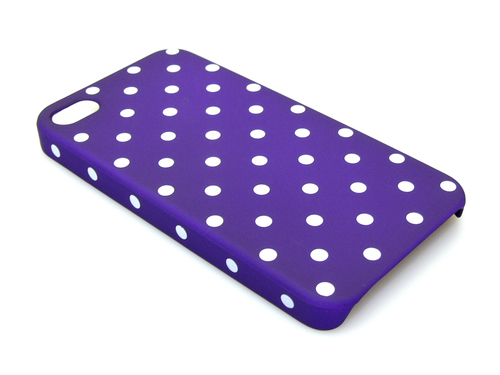 Sandberg Cover 4/4S dot pattern Purple