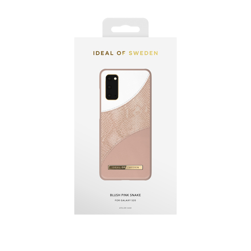 iDeal of Sweden Atelier Case Galaxy S20 Blush Pink Snake