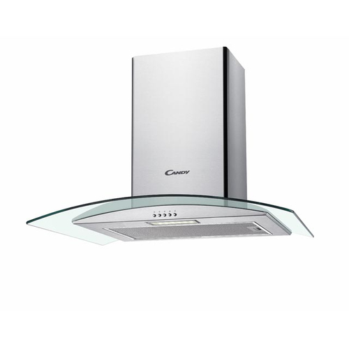 Candy CGM64/1X cooker hood Wall-mounted Silver 456 m³/h