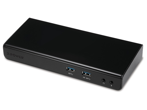 2-Power Dual Video Docking Station - Docking station