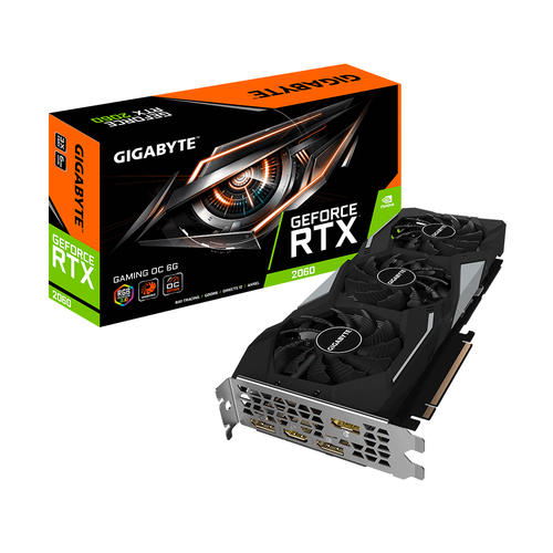 GIGABYTE GAMING GV-N2060GAMING OC-6GD NVIDIA GeForce RTX 2060 6 GB GDDR6