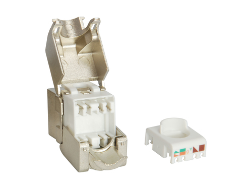 Equip Keystone Jack afgeschermd Cat.6 RJ45 Anschluss 8er Set, afbeelding 3