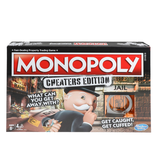 Hasbro Gaming Monopoly Game: Cheaters Edition Lauamäng Majandussimulatsioon