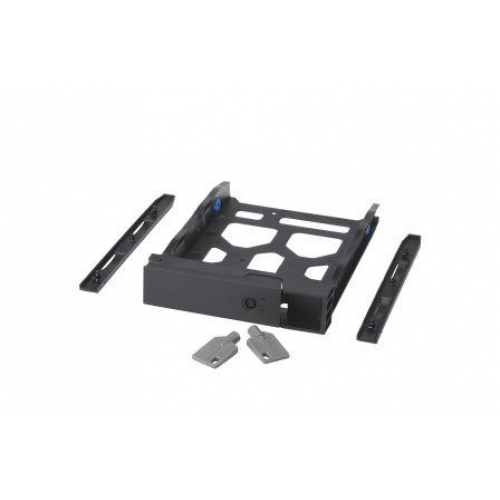 TRAY-35-BLK01 QNAP TRAY-35-BLK01 35 HDD TRAY WITH KEY LOCK AND TWO KEYS BLACK AND PLASTIC 25 AND 35 SCREW PACKS INCLUDED