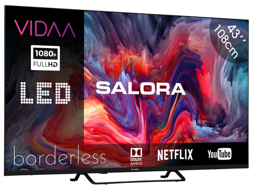 Salora FOD43FV TV 109.2 cm (43") Full HD Smart TV Wi-Fi Black 230 cd/m² – image 2