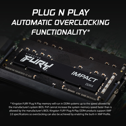 8GB Kingston Fury Impact DDR4 3200MHz Laptop Memory Module - KF432S20IB/8 - Speed Boost, Plug N Play Upgrade - image 7