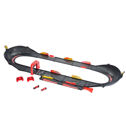 Hot Wheels RC Ferrari Legends Race Track Set with 2 Remote-Control Cars in 1:64 Scale – image 2