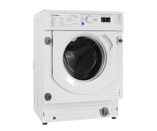 Indesit BIWDIL861485UK Integrated 8Kg/6Kg Washer Dryer with 1400 rpm - White - D Rated [Wash&Dry], B Rated [Wash Only], White - image 2