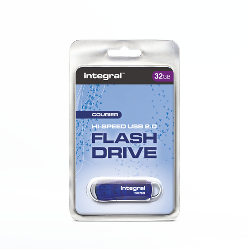 Integral 32GB USB2.0 DRIVE COURIER BLUE – image 4