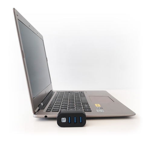 Techly 180° Drehbarer Hub 3*USB 3.0 met Kabel, afbeelding 7
