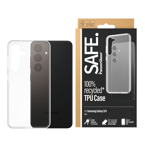 PanzerGlass SAFE. by PanzerGlass® TPU Case Samsung Galaxy S24 | Transparent – image 2