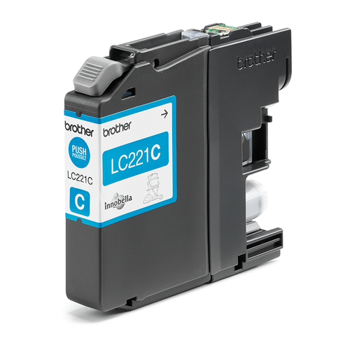 Brother LC221C Inkjet Cartridge Cyan LC221C - image 3