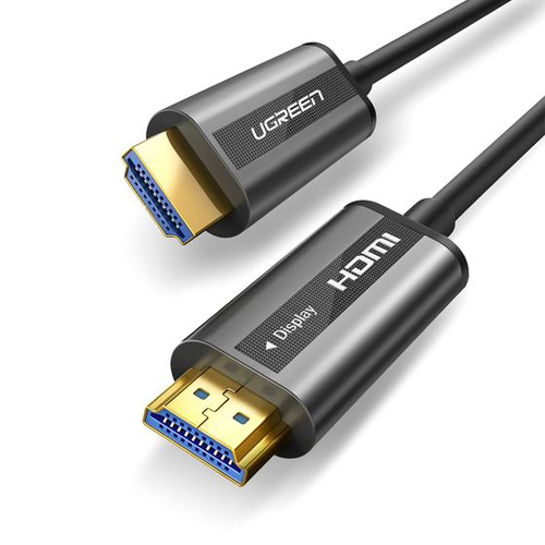 Cable HDMI de 20 Metros por Fibra Óptica 4K60Hz / Fibra de 4 núcleos Cobre estañado de 7 núcleos / Compatible con HDMI 20 / Alta velocidad 18 Gbps / 3D / HDR / Caja de Aleacion Zinc / Premium 50216 - 50216