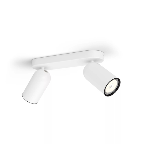 Philips Opbouwspot Pongee Wit 2xgu10, afbeelding 2