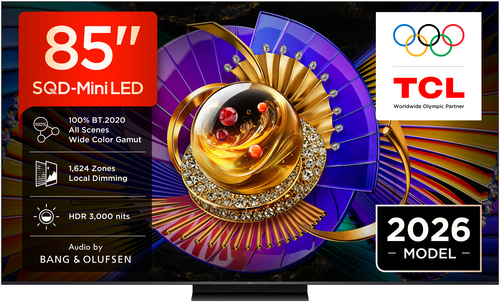TCL C7L 85C7L TV 2.16 m (85") 4K Ultra HD Smart TV Wi-Fi Black 3000 cd/m² – image 1