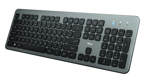 Trust 23889 keyboard Mouse included Universal RF Wireless QWERTY Italian Black, Grey – image 2
