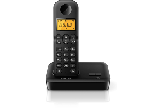 Philips D1501B/77 telephone Caller ID Black – image 2