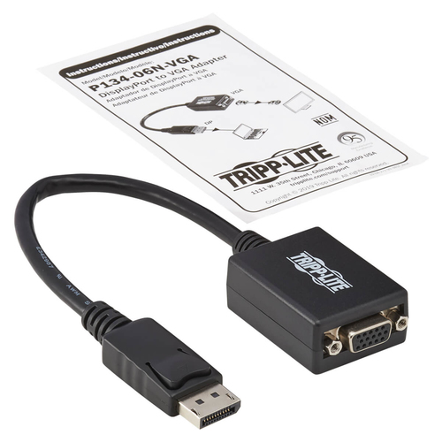 Adaptador de Cable Displayport a VGA TRIPP-LITE P134-06N-VGA