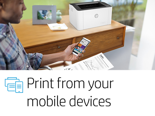 Specs HP Laser 107w 1200 x 1200 DPI A4 Wi-Fi Laser Printers (4ZB78A)