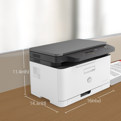 Specs HP Color Laser MFP 178nw, Color, Printer for Print, copy, scan, Scan  to PDF Multifunction Printers (4ZB96A)