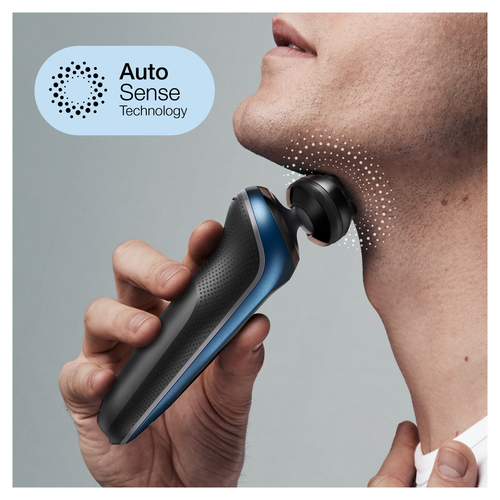 Braun Series 6 61-B1000s Foil shaver Black, Blue – image 3