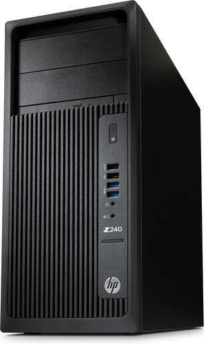 Specs HP Z240 Intel® Xeon® E3 v5 E3-1225V5 8 GB DDR4-SDRAM 500 GB HDD Tower  Workstation Black (2ZL16US)